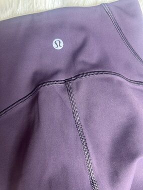 Lululemon Leggings Women's Size 2 Purple/Plum Lululemon Cropped Mesh Legging